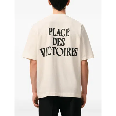 Ami Alexandre Mattiussi Ami Paris Men Ami De Coeur T-shirt In Organic Cotton Jersey In White