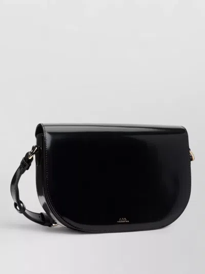 Apc B Side Small Leather Shoulder Bag
