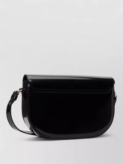 Apc B Side Small Leather Shoulder Bag