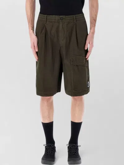 C.p. Company C.p.company Bermuda Cargo Sateen Stretch In Green