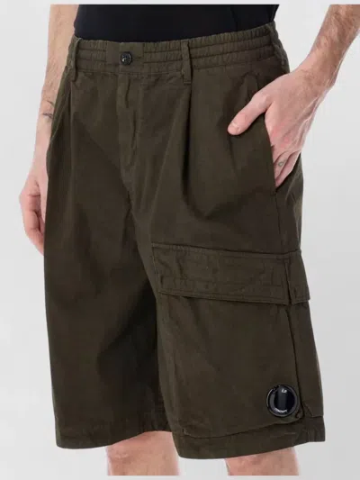 C.p. Company C.p.company Bermuda Cargo Sateen Stretch In Green
