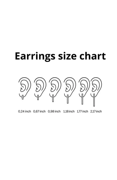 Unode50 Link Shape Drop Earrings In Silver