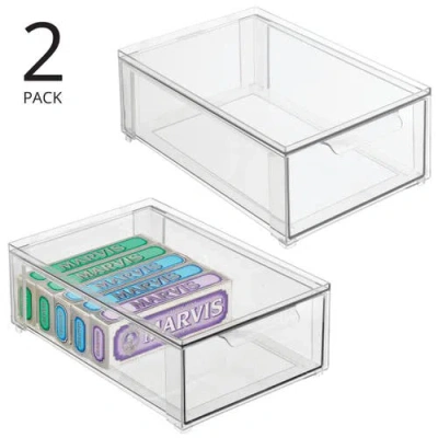 Idesign Stackable Storage Drawer In Transparent