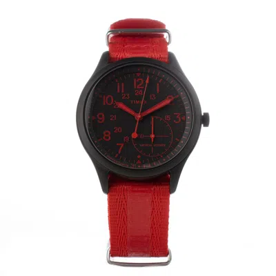 Timex Red Nylon Watch In Multi | ModeSens