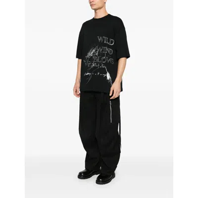 Ann Demeulemeester Printed T-shirt In Black