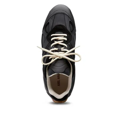 Axel Arigato Black Calf Leather Bos Taurus Low Top Sneakers