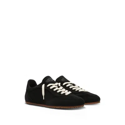 Axel Arigato Daze Runner Black Sneaker With Logo On The Tongue And Grooved Sole In Suede Man