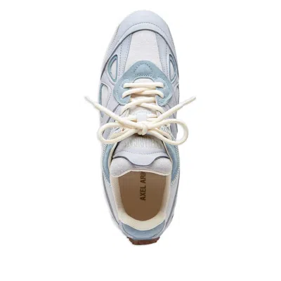 Axel Arigato Slow Runner Perforated Suede Sneakers In White
