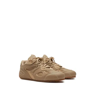 Axel Arigato Slow Runner Cutout Sneakers In Brown