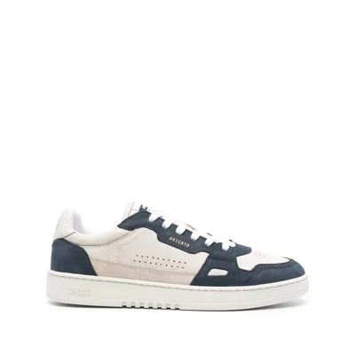 Axel Arigato Dice Lo Black And Beige Two-tone Sneakers In Calf Leather Man In Multi