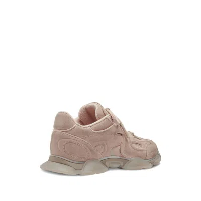 Axel Arigato Suede Panelled Lace-up Sneakers In Pink