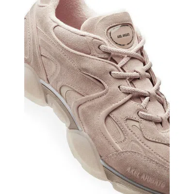 Axel Arigato Suede Panelled Lace-up Sneakers In Pink