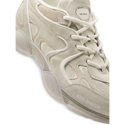 Axel Arigato Eris White Low Top Sneakers With Logo Patch On The Tongue In Leather And Fabric Woman