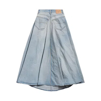 Balenciaga Maxi Skirt With Innovative Design And Five-pocket Style In Multi