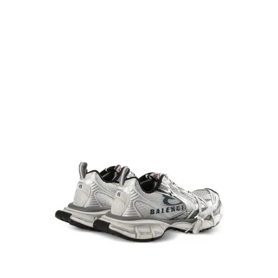 Balenciaga 3xl Split Logo Nylon And Mesh Sneakers In Multi