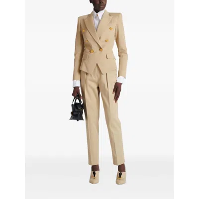 Balmain Pants Neutral In White