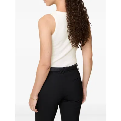 Burberry Adjustable-drawcord Tank Top In Neutral