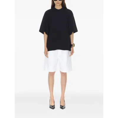 Carven Oversized Shorts In White