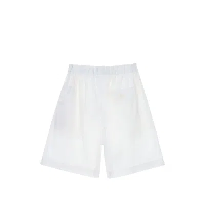 Carven Oversized Shorts In White