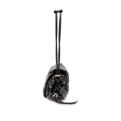 Diesel Cinch-d With Adjustable Strap And Drawstring Sides In Black