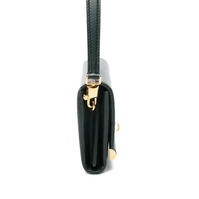 Dolce & Gabbana Marlene Rectangular Shoulder Bag Gold Tone Hardware In Orange
