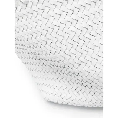 Dragon Diffusion Grace Small Leather Shoulder Bag In White