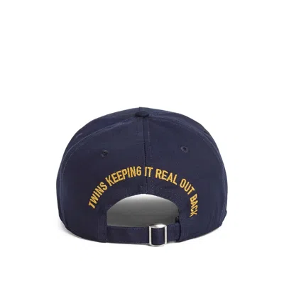 Dsquared2 Baseball Cap In Blue