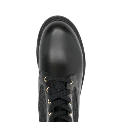 Fendi Leather Boot In Black