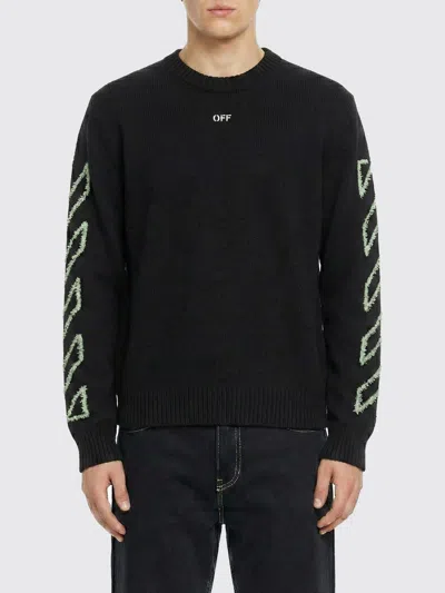 Off-white Sweater Men In Black