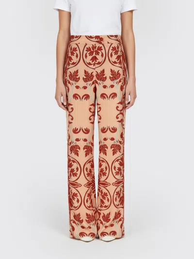 F.r.s For Restless Sleepers Elena Trousers In Brown