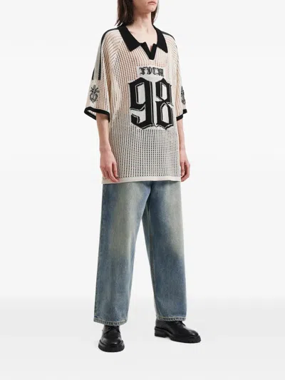 Five Cm Distressed Jeans In Blue