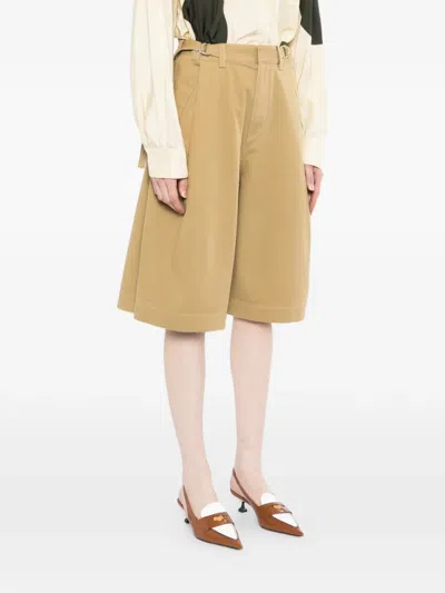 Less Belted Shorts In Brown