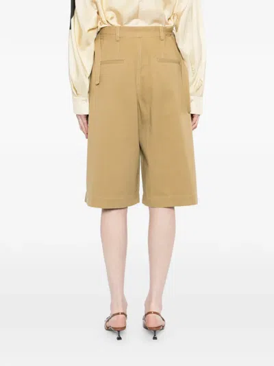 Less Belted Shorts In Brown