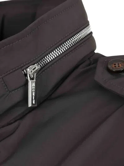 Moorer Buttoned Pocket Jacket In Black