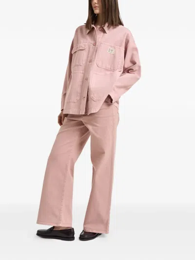Weekend Max Mara Patch Pocket Coat In Pink