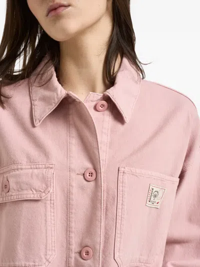 Weekend Max Mara Patch Pocket Coat In Pink