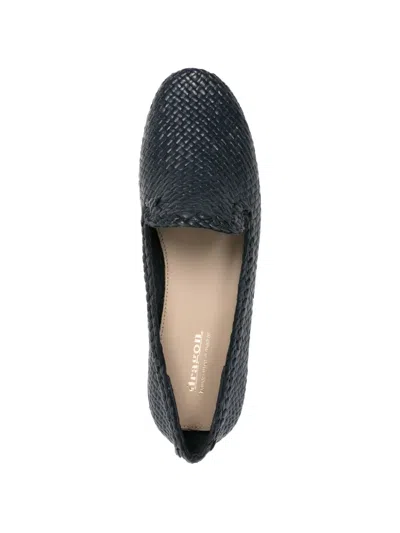 Dragon Diffusion Woven Loafers In Blue