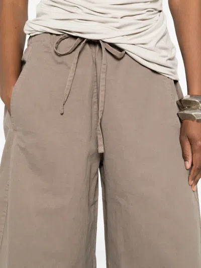 Entire Studios Drawstring Culottes Trousers In Neutral