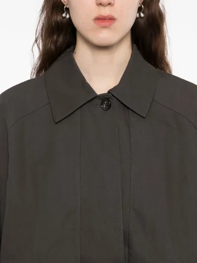 Jnby Raglan Tie Jacket In Gray