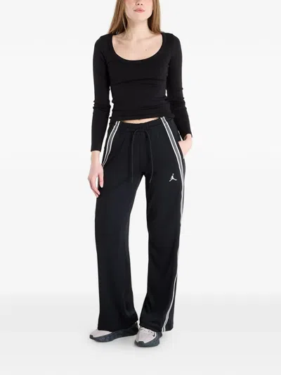 Jordan Brooklyn Drawstring Track Pants In Black
