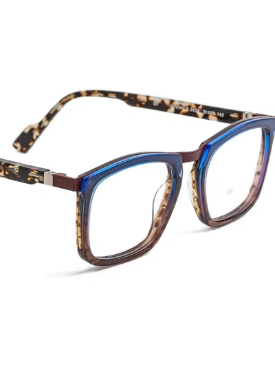 Face À Face Otomo 2 Square-frame Glasses In Blue