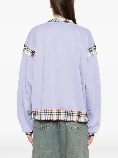 Penultimate Bead-embellished Sweatshirt In Blue