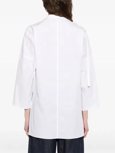 Less Scalloped-edge Blouse In White