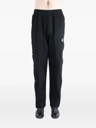 Bode Buttoned Trousers In Black