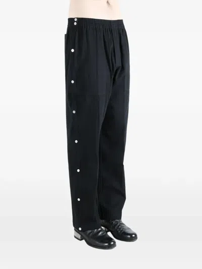 Bode Buttoned Trousers In Black