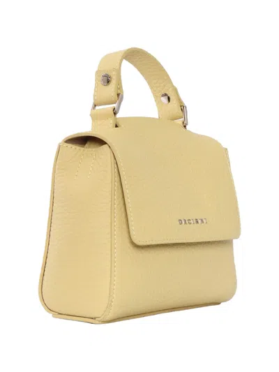Orciani Small Sveva Soft Top-handle Tote Bag In Yellow