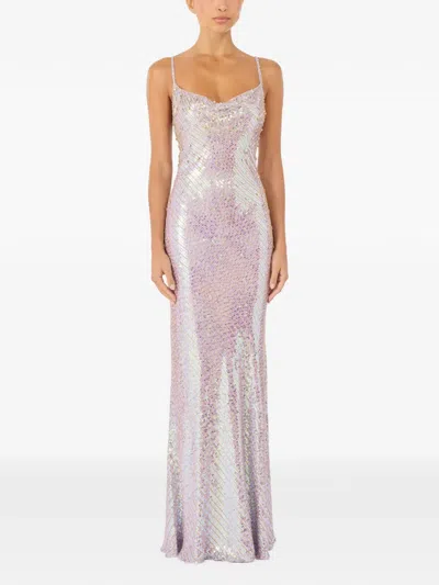 Jenny Packham Foxx Embellished Dress In Pink