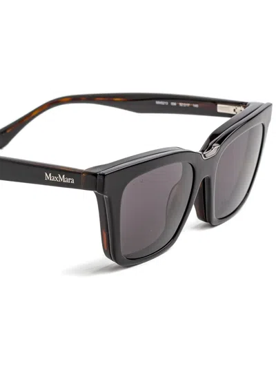 Max Mara Eyewear Square-frame Glasses In Black