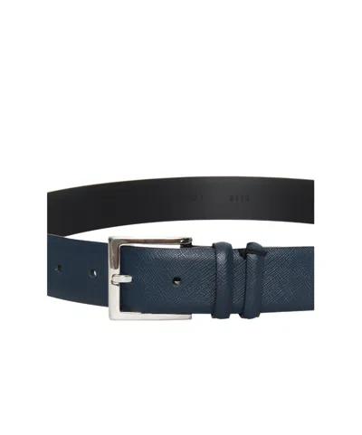 Orciani Basic Saffiano Classic Belt In Black