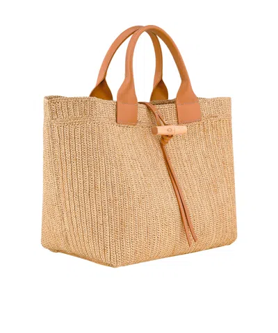 Longchamp Double-handled Handbag In White